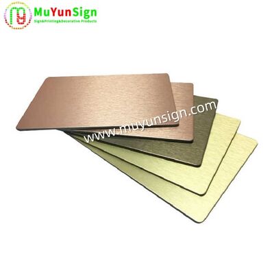 Weather Resistance Aluminium ACP Sheet For Interior Wall Cladding Panel