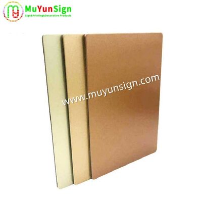 Brushed Satin Aluminum Composite Panel Metal Surface 4mm