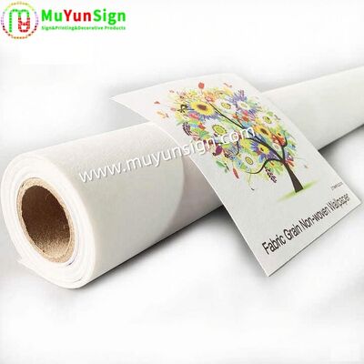 Flexible Self Adhesive Wall Paper Non Woven Wall Decoration Film Washable