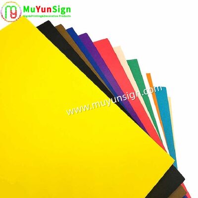 Bright Paper Color KT Board Matte Finish Digital Printing Advertising Paper Foam Board