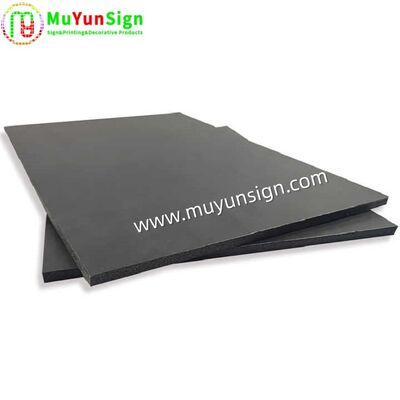 Matte Black Paper Foam Board Lightweight Rigid KT Sheet For Framing / Mounting