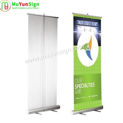 Aluminum Roll Up Advertising Display Stand Easy To Install 80x200cm
