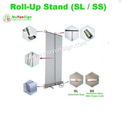 High Impact Roll UP Stand Advertising Banner Stand No Wrinkles No Hassle
