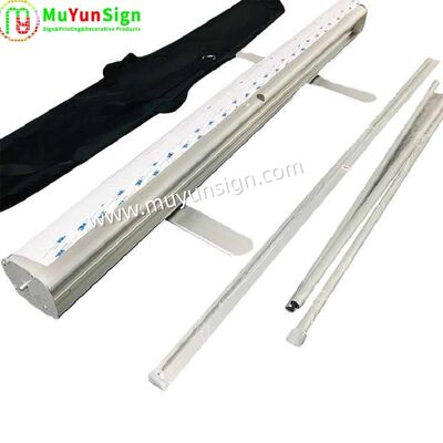 Advertising Display L Banner Stand Clean Without Front Poles