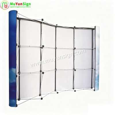 Advertising POP UP Display Stand No Tools No Frustration For Career Fairs
