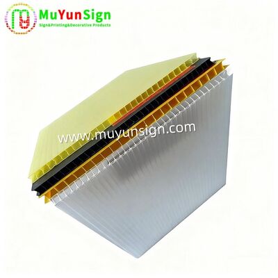 Coroplast Corrugated Plastic Sheet Lightweight Easy Handle Install Multiple Colors