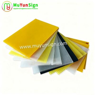 Easily Fabricate PP Corrugated Sheet For Farms Signage PP Hollow Sheets
