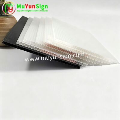 Dust Protecting Covering PP Hollow Sheets For Indoor / Outdoor Signage Printing