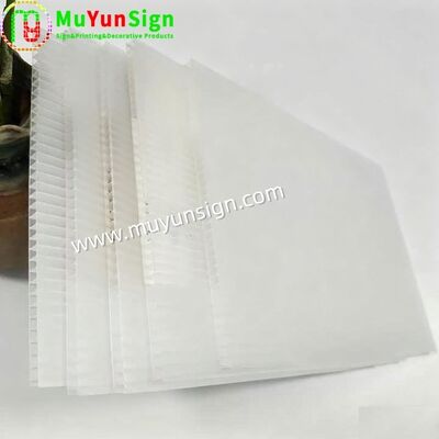 Livestock Pens / Tank Covers PP Corrugated Sheets 100% Waterproof / Weather Resistant
