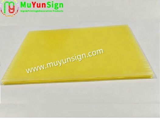 100% Recyclable Colors Polypropylene Corrugated Sheet Embossed Textures