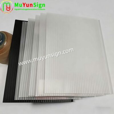 100% Recyclable Colors Polypropylene Corrugated Sheet Embossed Textures