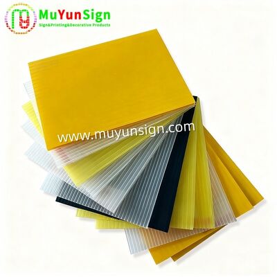 Rigid PP Corrugated Plastic Sheet For Silk Screen Printing Backing Boards