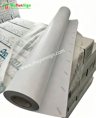 Premium Digital Print Self-Adhesive Vinyl for Vehicles Printable Vinyl Wrap Air Release Sign Vinyl Vehicle Graphic Film Bubble-Free Adhesive Vinyl