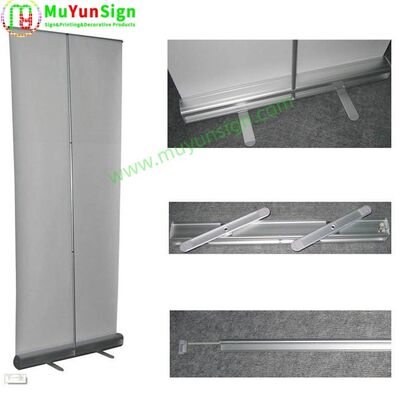 Premium Aluminum Retractable Roll Up Banner Stand – Portable Pull-Up Display for Trade Shows, Exhibits, And Retail Stores