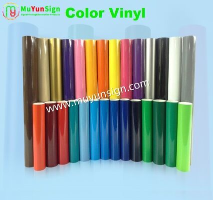 Premium Self-Adhesive Color Cutting Vinyl Roll 50m | Outdoor Waterproof Plotter Sign Vinyl Film for Lettering & Craft Decoration