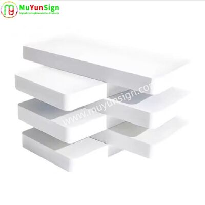 Durable lightweight PVC Foam Board corrosion resistant and easy to process ideal for commercial signage and shop fittings