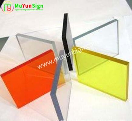 Transparent Acrylic Sheet High Light Transmission Cast Acrylic Panel Providing Excellent Thermal Resistance and Durability