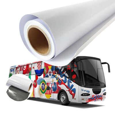 Vehicle Car Wrapping Self Adhesive Vinyl White PVC Film Roll Digital Printing