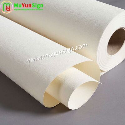 Non Woven Vibrant Color Woven Texture Self Adhesive Canvas Wallpaper Printable